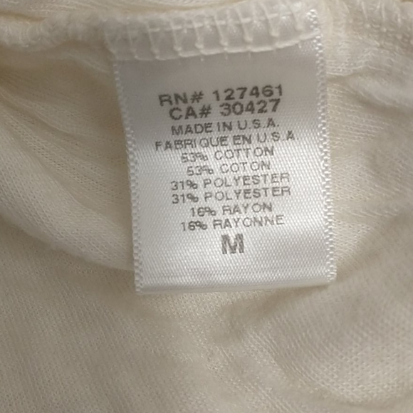 WildFox cream long sleeve shirt - Picture 3 of 5